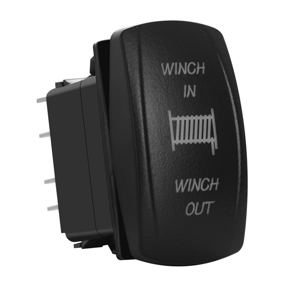 Amazon.com: BACAUTOPARTS Blue Led Winch in/Out Momentary